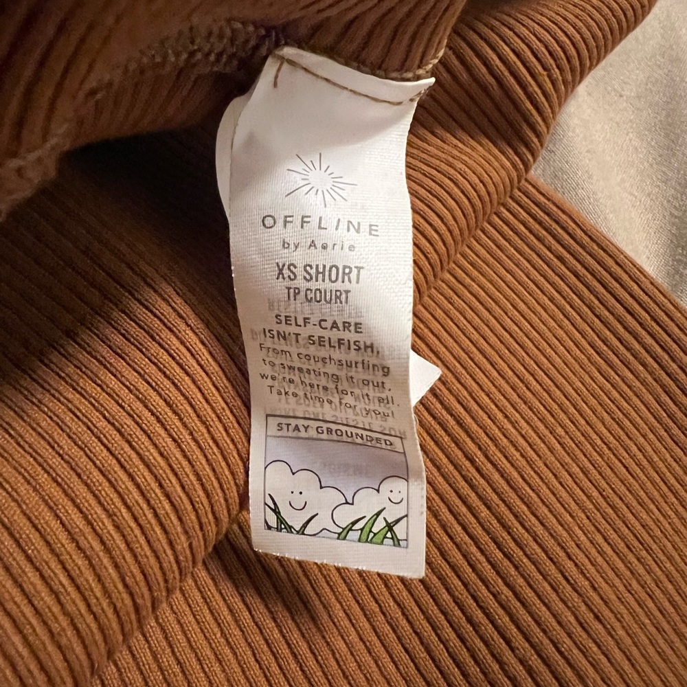 Off-line flared leggings